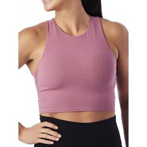 Avia Women's Low Support Trainer Crop Sports Bra - Mauve, Medium, AC - D/DD -NWT